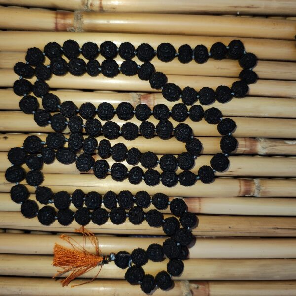 Rudraksha Black Mala